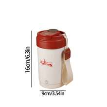 Temperature Display Auto Stirring Cup, Automatic Magnetic Self-Stirring Coffee Mug With Temperature Display, Portable , One-Touch Operation, Easy Cleaning Design, Suitable For Home And Office Use, Compatible With Coffee, Tea And Hot Drinks - An Ideal Gift For Coffee Lovers - Multicolor - View 4