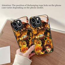 Funda para móvil  con collage de personajes vibrantes, compatible con teléfonos ,  17,  16 Pro Max,  15 Pro Max,  13 y  12. Fabricada en TPU resistente para una protección óptima contra golpes y caídas. Un regalo ideal para fans del anime, amigos, cumpleaños o cualquier ocasión especial. - Negro - Ver 6