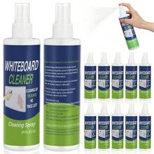 12 Pack Whiteboard Cleaner Spray Bottle 8.5oz Dry Erase Board Surface Cleaner White Board Cleaning Spray Removes Stubborn Marks From Chalkboard,12