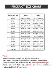 1pc Rectangular Elastic Tablecloth Cover, Waterproof And Oil-Proof Tablecloth, Beige Elastic PU Faux Leather Material, Easy To Clean Tablecloth, Suitable For Dining Table, Dining, Party And Outdoor Garden - Beige - View 11