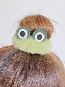 5 pezzi di elastici per capelli in peluche per adolescenti, coda di cavallo con orecchie di coniglio, anelli a intestino largo, anelli per capelli in spugna a tema autunnale e invernale, elastici per coda di cavallo, fasce per capelli, accessori per capelli in colori casuali - Multicolore - Visualizzare 6