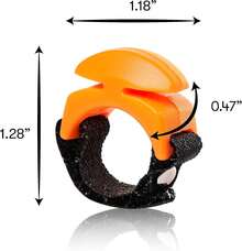 Line Cutterz Rust-Free Patented Ceramic Blade Ring Quick Fishing Line Cutter,31251162 - 橘色 - 查看 2
