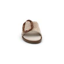 Carmela Sandales plates pour femmes - Beige - Voir 3