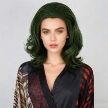 Heat Resistant Short Curly Synthetic Bob Hair Funny Cosplay Wig, Fluffy And Natural Look, Beginner Friendly, Premium Glueless Coily Hair Joker Horror Clown Scary Evil Killer Joker Devil Creepy Masquerade Parties Costume Wig For Men Women Daily Holiday Christmas Halloween Anime Movie Music Outfit, Stage Performance Accessories, Ideal Choice For Gifts - Multicolor - View 4