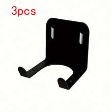 Heavy-Duty Steel Lawn Mower Wall Mount - Easy-To-Install Garage Organizer For Lawn Mowers And Trimmers, Black Metal Tool Storage Hook With Ventilated Garden Tool Organizer