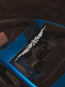 38英寸/98厘米浅灰色天使翅膀汽车挡风玻璃贴纸，适用于轿车和SUV，个性化天使翅膀贴花，精美乙烯基遮阳板装饰，防水汽车贴纸，用于外观定制，独特的汽车配件