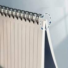 8pcs A5 Spiral Notebook - Durable Soft Cover, Double Wire Binding|   Space-Themed Minimalist Design|   Suitable For Students, Office And Professionals Use - Diary Book, Account Book, Organizer Notebook|   Sturdy Cover, Long-Lasting And Durable Spiral Loose-Leaf Journal - A5橫線本 - 查看 8