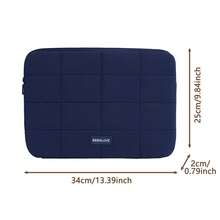 Cute Quilted Tablet Bag Laptop Bag, Soft Padded Laptop Protective Case With Grid Stitching, Anti-Fall And Shock-Absorbing, Suitable For School, Office, And Commuting Back To School Stuff Bag For School Work Laptop Bag For Women Mac Book Casemacbook Case College Essentials Laptop Sleeve - 彩色 - 查看 12