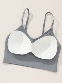 5pcs High Support V Neck Soft Comfortable Breathable Seamless Sports Bra