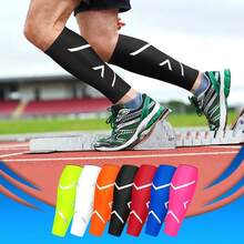 Unisex Calf Compression Sleeves - Leg Compression Sleeves - Calf Support, Suitable For Running, Basketball, Cycling, Travel - Multicolor - View 4