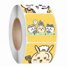 1套/500张全新可爱贴纸，适用于日本动漫卡通及周边产品，可爱装饰贴纸，适用于日本动漫信封，小八宇佐美贴纸，手工账户装饰礼品包装贴纸，行李箱笔记本，吉他装饰贴纸，小礼物，送给亲朋好友的小礼物，圣诞袜填充物，圣诞礼物，圣诞节，圣诞装饰，随机风格 - 彩色 - 查看 3