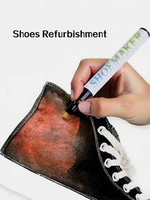 1/2/3pcs Convenient Shoe Repair Pens, Anti-Oxidation & Waterproof, Black/White Shoe Color Restorer And Hole Fixer Patch, Suitable For Daily Care Of Precious Shoes, Fit For Casual Shoes/Sneakers/Flats/Canvas Shoes/Sports Shoes