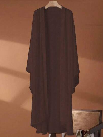 Women's Lightweight Solid Color Cardigan, Suitable For Vacation, Spring/Summer