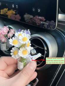 1 chiếc kẹp trang trí cửa gió điều hòa ô tô sáng tạo, hình hoa sao, không mùi, phong cách tối giản. - Một cỡ - Xem 3