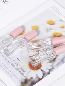 3Pcs Lipstick Container Round, Mini Lipgloss ,Sample Tube Refillable Bottles, Rubber Inserts, Travel Essentials,Lip Gloss Tube, Liquid Eyeliner Mascara Lipstick Tubes Bottle, Empty Refillable Cosmetics Containers, Plastic Empty Refillable Bottles, Liquid Lipstick Container, Lip Gloss Sample Vials, DIY Lip Oil, Lip Gloss, Lip Balm Tube, Makeup Sample Container, Travel Accessory - Multicolor - View 5