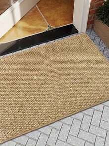 1pc Outdoor Rug, Thick Faux Sisal Rug, Garden Rug, Camping Rug, Thick Rug, Water Washable Bottom, Sturdy , Dirt-Resistant, Kitchen Thick Rug, Decorative Rug, Style Rug, Shower Rug, Home Decor Room Accessories, Living Room Rug, Bedroom Rug, Entryway Rug, Kitchen Rug, Bathroom Rug, Study Room Rug - Dark Brown - View 23