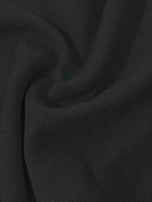 2 件男士休闲套装 - 透气纯色连帽运动衫和抽绳裤，适合日常活动的舒适运动服，秋季服装 - 黑色 - 查看 8