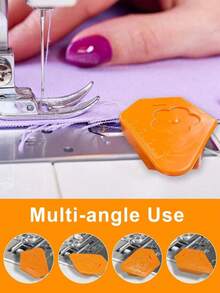 Guía magnética multicolor para máquina de coser, con protector anti-rizado de tela y localizador de escala - Material de plástico, sin batería requerida (color aleatorio) - Multicolor - Ver 3