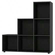 6-Cube Step Shelving Unit - Grey - View 1