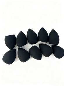 1/2/5/10/15/20/25pcs Dual-Color Makeup Sponges, Random Color & Shape, Blending Beauty Sponges For Liquid, Cream And Powder, Latex-Free Wet & Dry Foundation Makeup Sponges, Suitable For All Skin Types - Multicolor - View 5