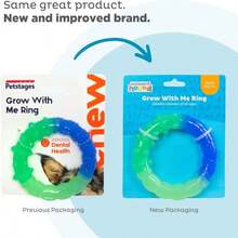 Outward Hound 2-In-1 Dental Dog Chew Wheel Ring &Amp; Rope Tug Toy For Teething Puppies &Amp; Dogs, Mint-Scented &Amp; Teeth-Cleaning, 9-Inch, Purple - MàuF - Xem 2