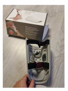 "Electroestimulador muscular portátil para piernas" - Blanco - Ver 1