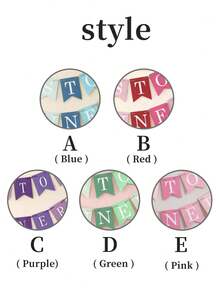 Customized Banner, Personalized Banner, Design Your Own Banner, Can Add Name, Text Or Photo, Suitable For Party, Birthday, Wedding, Graduation, Anniversary, Engagement, Baby Shower And Other Occasions - Multicolor - View 6