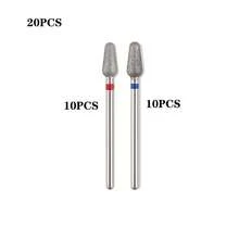 4/20件套指甲抛光钻头、指甲钻头、丙烯酸凝胶卸甲液、指甲抛光工具、美甲修脚工具、指甲锉 - 彩色 - 查看 5