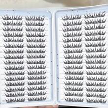 LIMEIKAI 16对自然纤薄轻盈蓝色水滴形假睫毛，浓密型 - D - 查看 8