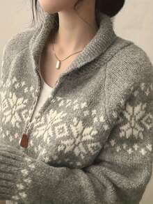 Women Sweaters - Grey - View 5