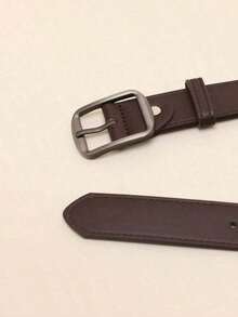 1 Piece Fashion Women's Belt With Metal Buckle, Suitable For Various Festivals, Parties, And Casual Occasions Summer, Autumn School, Autumn, Halloween, Christmas, Birthday Gifts, Easter Gifts, Family Gifts, Graduation Gifts, Back-To-School Gifts, For Colleagues, For Classmates, For Friends, For Partners, Casual Business, Elegant Retro, Simple And Elegant, High-Quality Material, Fine Workmanship - Cà phê - Xem 3