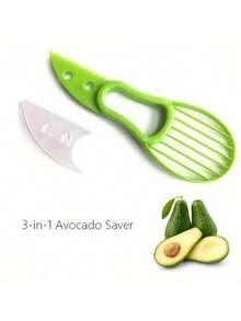 1pc Outdoor Avocado Slicer 3-In-1 - Avocado Tools, Avocado Peeler, Kitchen Gadgets, Avocado Cutter, Fruit Slicer, Avocado Scoop - Avocado Pit Remover, Fruit And Vegetable Tools