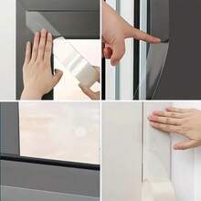 1条装防水透明厨房胶带 - 自粘式，防霉防污，适用于水槽缝隙、家居装饰、裂缝修补，粘合顺滑，无缝设计，高强度粘合剂，耐用材质，自粘条，适合DIY爱好者，家居必备用品 - 彩色 - 查看 11