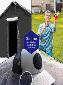 Art3d 2.5厘米 x 25米 自粘胶带，双面胶条，钩环式搭扣，家用强力型 - 彩色 - 查看 5