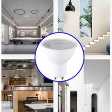 1/6/12 GU10 LED Light Bulbs 7W, 3000K~600K, AC220V - 240V, Standard GU10 LED Light Bulb, Perfect For Home Lighting Bulb, Chandelier And Office - White - View 9