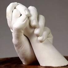 3D DIY Couple Hand Casting Kit, 1000g/500g/300g 3D Hand Mold DIY Casting Powder, DIY Craft Gift Set, Plaster Souvenir Ornaments, Capturing Unforgettable Moments, Clay Modeling, All Seasons Keepsake, Mother's Day, Valentine's Day, Holiday Gift, Personalized Gift, Gift For Her, Gift For Him, Unique Gift - Multicolor - View 5