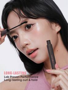 JUDYDOLL LENGTHENING & CURLING MASCARA, Lightweight, Waterproof, Smudge-Proof, Defines Lashes From Root To Tip - #01 黑色 - 查看 6