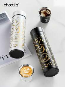 choxila 1/4件套咖啡茶水瓶套装，含杯子，咖啡茶旅行杯，不锈钢真空保温杯，带防漏盖 - Cup - 查看 2