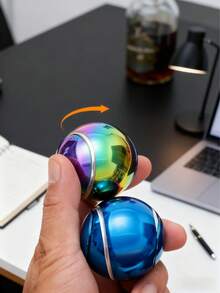 XIANG YU Đồ chơi giảm căng thẳng, đồ chơi kích thích giác quan cho người lớn, đồ chơi để bàn văn phòng, con quay ngón tay bằng kim loại, món quà hoàn hảo cho sinh nhật và các ngày lễ. - Nhiều màu - Xem 6