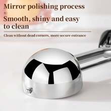 Cuchara de helado de acero inoxidable, cuchara para galletas, cuchara de helado multipropósito, cuchara para frutas, bola de melón, herramientas de cocina para hornear masa - 70 mm - Ver 7