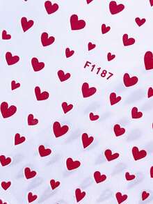 2 Peças Adesivos de Arte de Unhas Brilhantes para o Dia dos Namorados - Borla de Metal Brilhante Retrô de Luxo, Design de Arte DIY Simples de Amor para o Dia dos Namorados, Adequado para Uso Diário, Casamento, Festa e Festival de Mulheres, Adesivos de Unhas Descartáveis e Adesivos, Estilo de Tema de Luxo Simples e Leve, Fácil de Colar Decoração de Salão de Beleza - Multicolorido - Visão 4