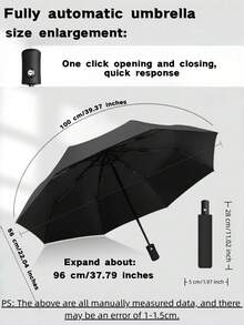 1 把双层加固自动伞，双层防风伞，24 根伞骨一键开合，多功能旅行伞——多功能旅行和返校必备
