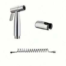 1pc 304 Stainless Steel Bidet Sprayer, Toilet Flushing Spray Nozzle