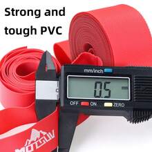 26" & 700C Mountain Road Folding Bike Tire Liner, Anti-Puncture Tube Liner, Universal Fit - Red - View 5