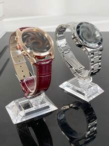 1pc Luxury Large Capacity Watch Storage Box, Watch & Bracelet Display Stand, Watch Case, Unisex, For Mechanical & Electronic Watches. Elegant Black PU Leather Watch Box With Dividers - Holds Watches, Perfect Gift Display Box. PU Leather Watch Box, Watch Storage Case, Watch Display Box, Home Organization, PU Leather 12 Grids Watch Box, Jewelry Display Box, Unisex Watch Storage Box, Travel Storage Box. With Safety Dividers, Perfect Gift Display Box, Desktop Organizer - Multicolor - View 12