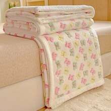 1条70x100厘米婴儿毯，可爱卡通图案，四季皆宜，柔软舒适，新生儿礼物，婴儿房必备 - 彩色 - 查看 11