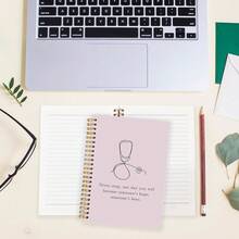 BearCake Pink Nursing Student Future Nurse Doctor  Graduation Student Gifts,Nurse Stethoscope  Doctor Notebook Journal, Hardcover Spiral Notebook 5.5x8.3,White-Annotation-Neverstoppink - white-annotation-Neverstoppink - Xem 4