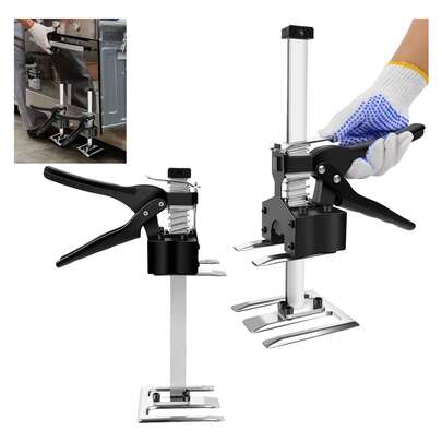 Huini Labor Saving Arm Jack 2 Pack, Lightweight Hand Lifting Tool Set With Height Adjustable Furniture Door Panel Lifter, 0-17cm Adjustment Range, 170kg Maximum Weight Capacity