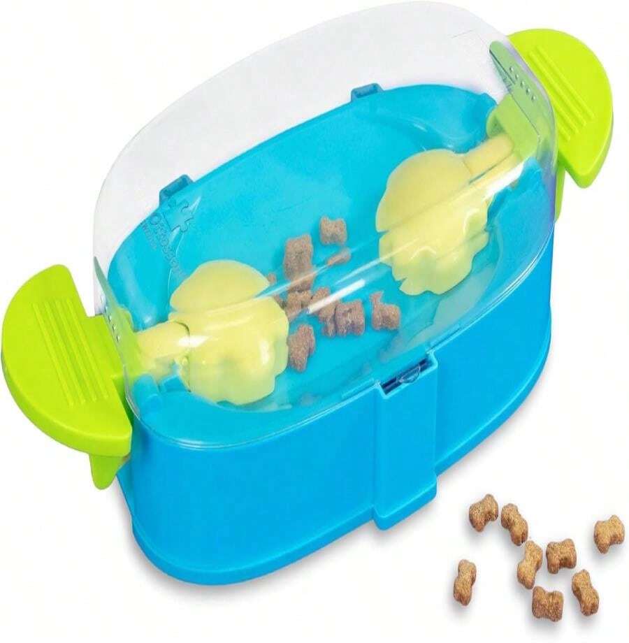 Outward Hound By Nina Ottosson Puppy Hide N' Slide Treat Puzzle Enrichment Dog Toy, Green - MàuH - Xem 1