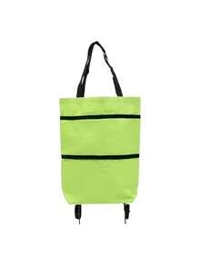Portable Shopping Cart, Foldable Shopping Bag, Lightweight Wheeled Handcart, Shopping Bag, Shopping Bag, Storage Bag.